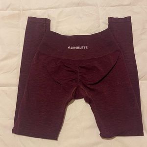 Alphalete black cherry leggings